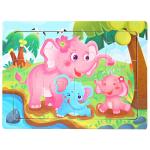 Cartoon Animals Wood Puzzle