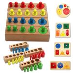 Wooden Memory Match Puzzles