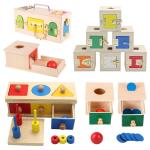 Wooden Memory Match Puzzles