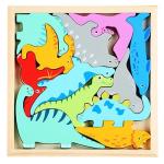 3D Wooden Tangram Puzzles for Math Learning