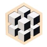 3D Wooden Tangram Puzzles for Math Learning