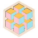 3D Wooden Tangram Puzzles for Math Learning