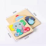 3D Wooden Puzzles: Engaging Cartoon Animals for Kids