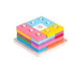 Wooden Building Block Puzzles for Creativity and Problem-Solving