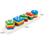 Wooden Building Block Puzzles for Creativity and Problem-Solving