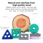 Wooden Building Block Puzzles for Creativity and Problem-Solving