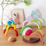 Wooden Arch Bridge Rainbow Building Blocks