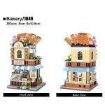 Mini Block Building Set: Create Your Own Barber, Bakery & Clothing Shop!