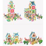 Wooden Construction Building Blocks - 128/268pcs Model Set