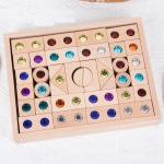 Wooden Gem Building Blocks Set