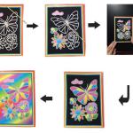 10 x Magic Scratch Art Paper Set: Explore Your Creative Side