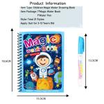 Magic Water Drawing Book: Reusable and Mess-Free Art Fun