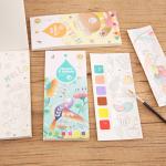 Portable Watercolor Book: 20 Sheets for Creative Drawing and Painting