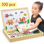 Magnetic Circus Animal Puzzles: 100pcs Interactive Play Set