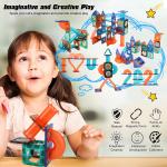 Magnetic Building Tiles - 3D Construction Set for Creative Building