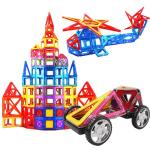 54pcs Magnetic Triangle Square Bricks: Creative Building Blocks Set