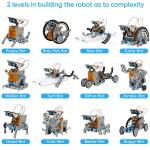 12-in-1 Solar Robot Science Kit: DIY Educational Toy for Kids