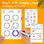 Montessori Educational Drawing and Math Match Game Set for Toddlers