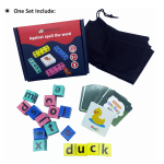 English Letter Spelling Block Flash Cards Game for Kids