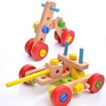 Kids Wooden Screwing Blocks Montessori Puzzle Toy