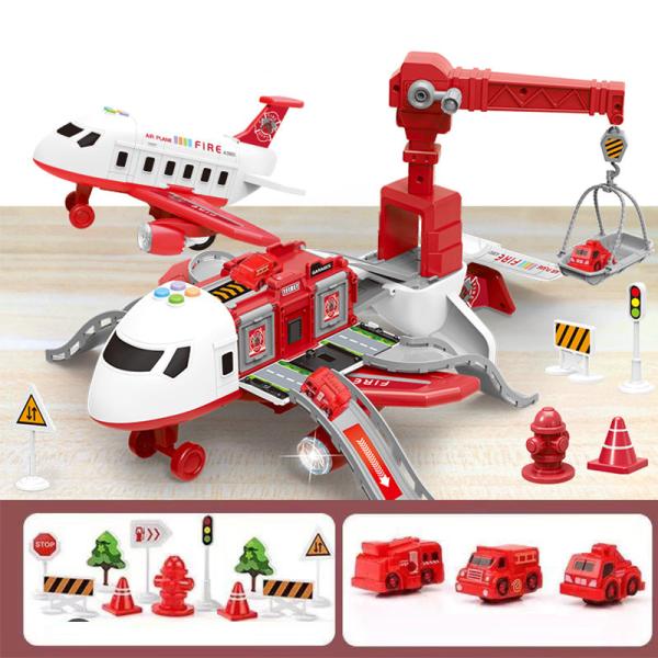 Aircraft Transformer Toy: Music and Track Adventures for Kids