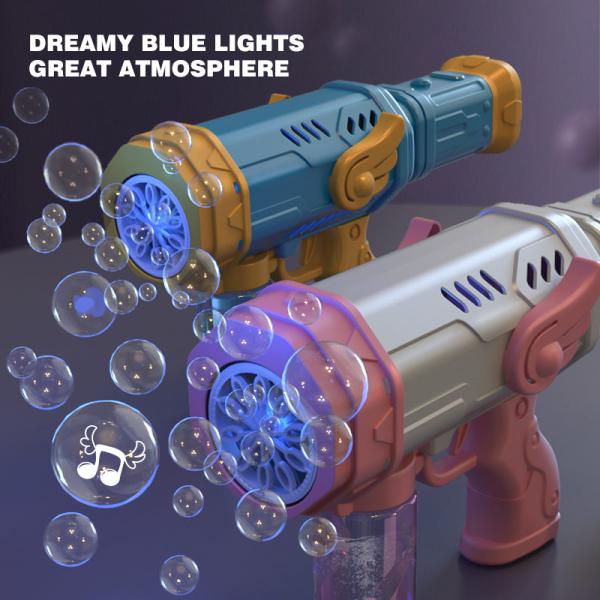 2025 Electric Bubble Gun: 10-Hole Bubbly Fun for Kids