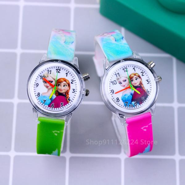 Elsa Princess Flash Light Kids' Watch