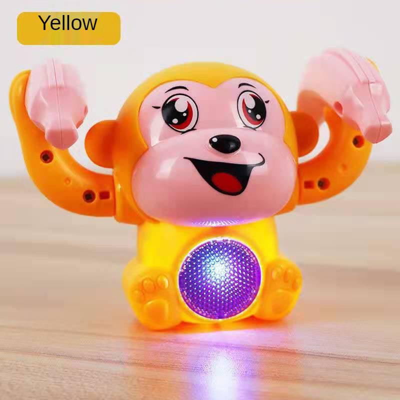 Tumbling Monkey Adventure: Electric Baby Toy with Light and Music