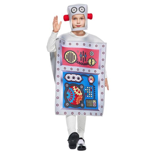 Kids' Unisex Robot Costume: Cosplay Fun for Boys and Girls!