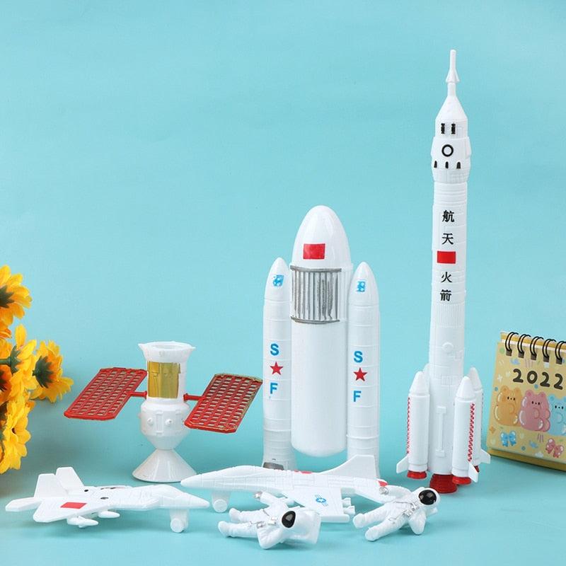 Rocket Toy Series - Space Rocket and Plane Set