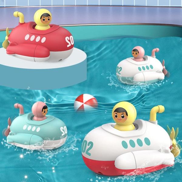 Wind Up Submarine Bath Toy for Fun Water Play