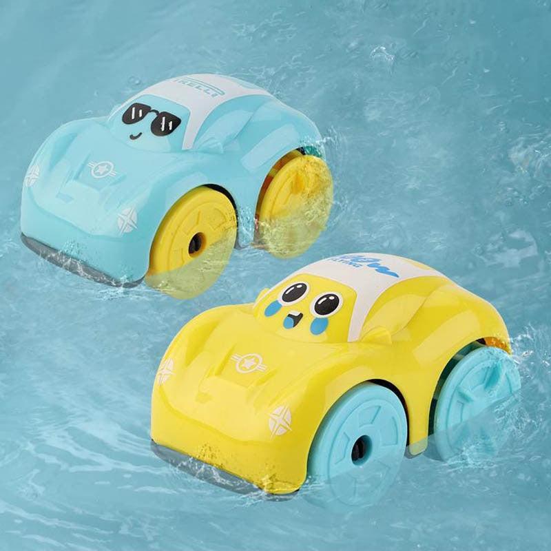 Clockwork Car Cartoon Bath Toys for Toddlers