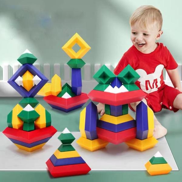 Building Blocks Construction Set - Build Amazing 3D Pyramids