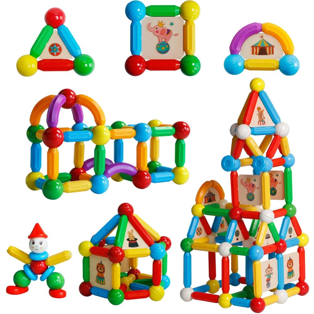 Magnetic Construction Sticks and Balls Building Blocks Set