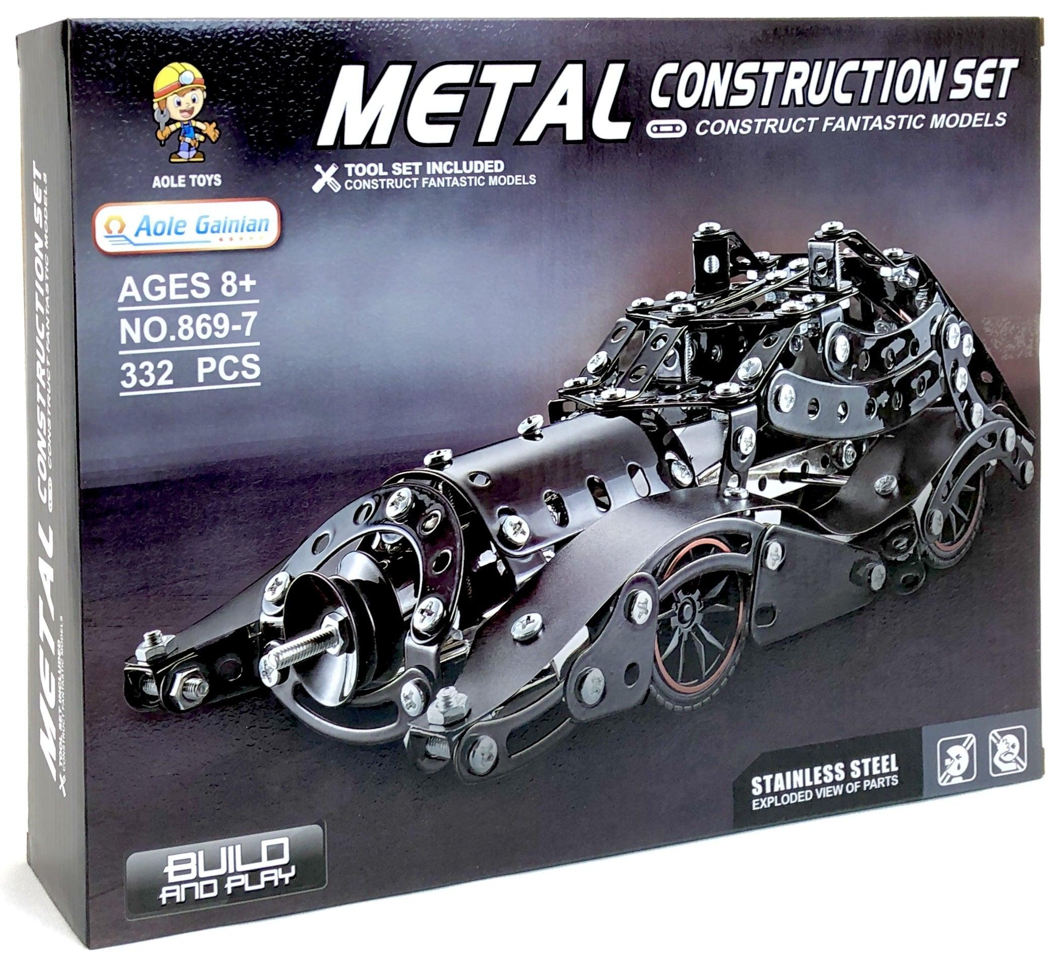 Metal Batman Model Car Building Set - 332-Piece STEM Toy