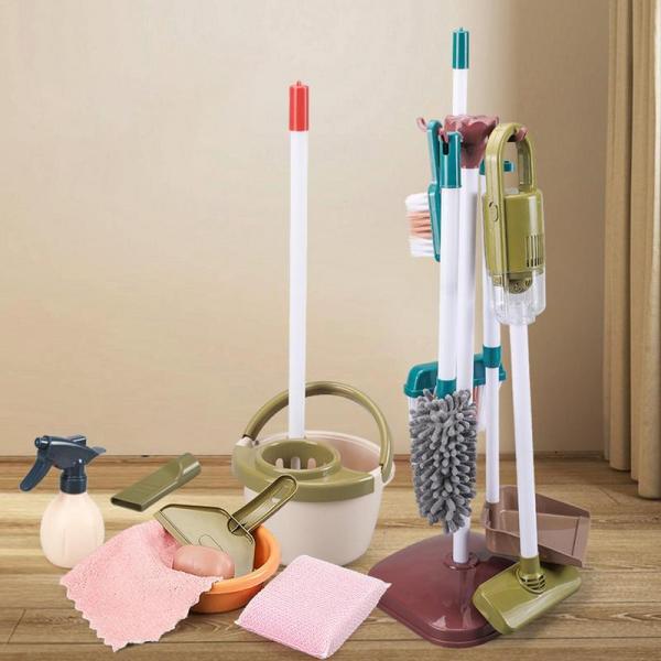 Kids' Pretend Play Cleaning Tool Set - Simulation Toys