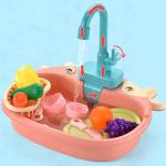 Electric Dishwasher Kitchen Toy for Kids - Pretend Play Set