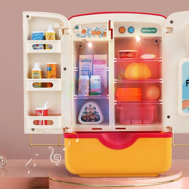 Fridge Accessories with Ice Dispenser - Cool Kitchen Play!