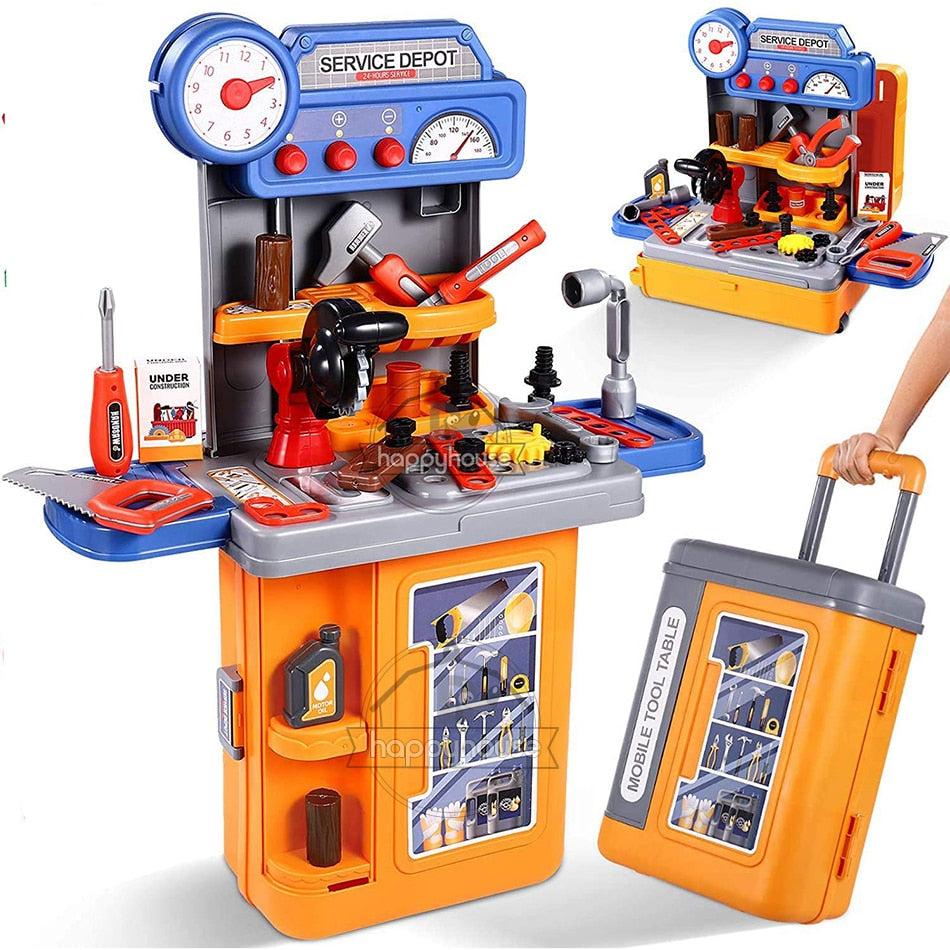 Repair Tool Box Kit Toys - Interactive Playset for Young Builders