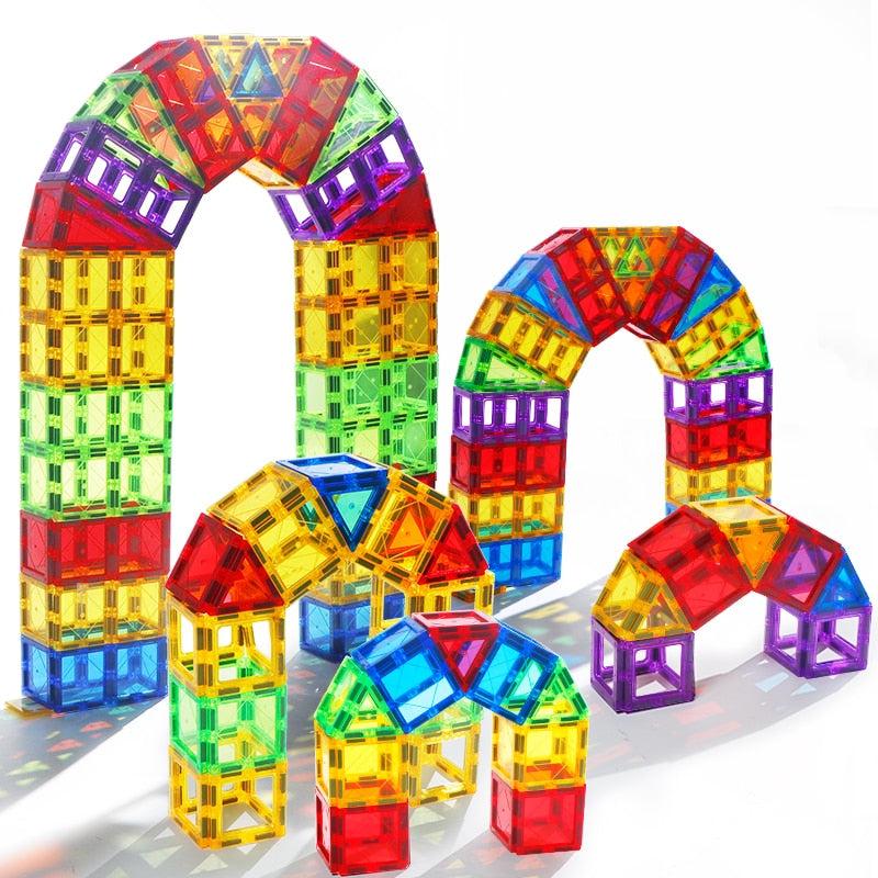 Magnetic Building Blocks Toy - DIY Construction Set for Creative Play