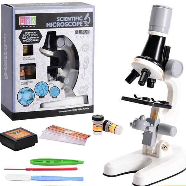 Young Scientists' Educational Microscope Kit - 1200x Zoom for Exploration