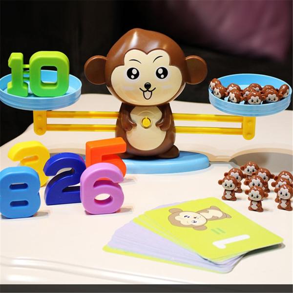 Monkey Balance Montessori Math Toy for Kids