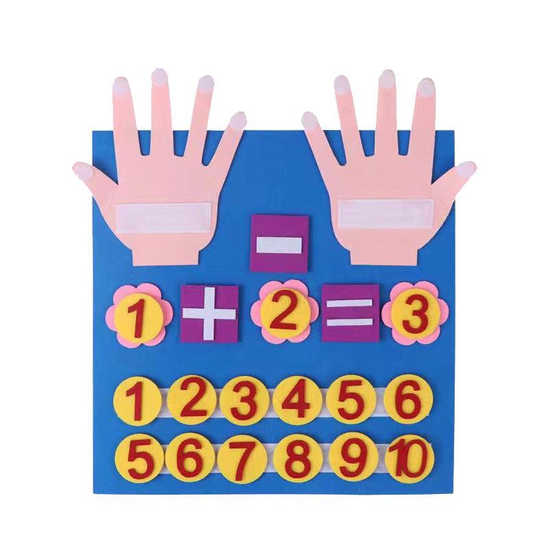 Montessori Finger Numbers Math Toy for Kids